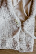 Balaclava z jedwabną podszewką i regulacją Beżowa